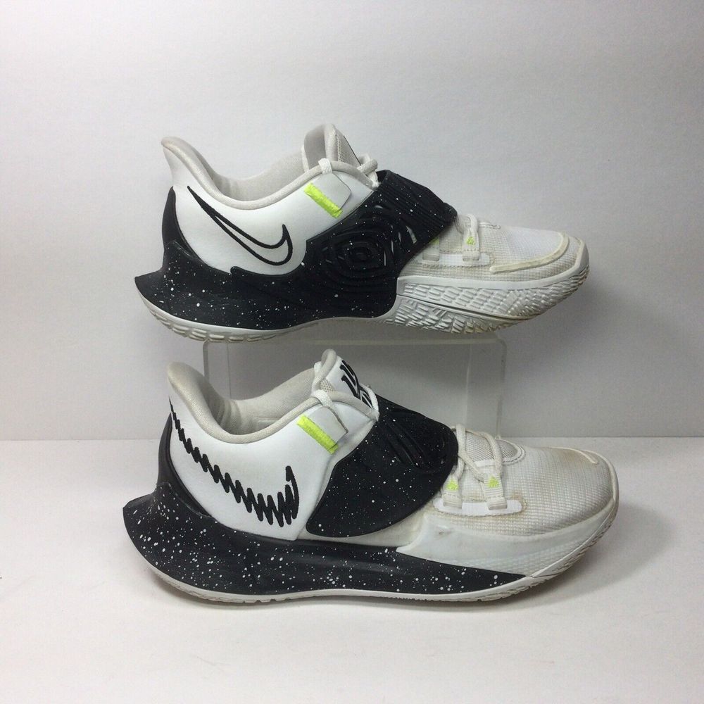 NIKE Kyrie Low 3 Team White/Black Shoes Size 7 Men Athletic‎ Basketball Sneakers